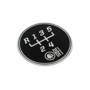 BFI 5-Speed Gate Pattern Coin for Heavy Weight Shift Knobs (Transverse) Luxury