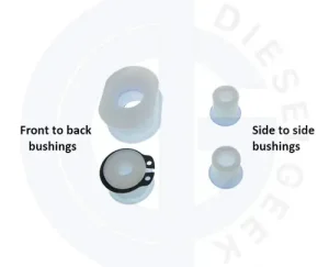 Bargain Dieselgeek 02A Shift Cable End Bushing Set for MK3 and MK4 (Oval Head Cable End 1993+)
